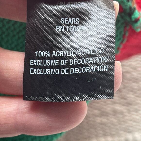 Joe‎ Boxer Santa/Rudolph Christmas Sweater, Size  Large - Picture 8 of 10